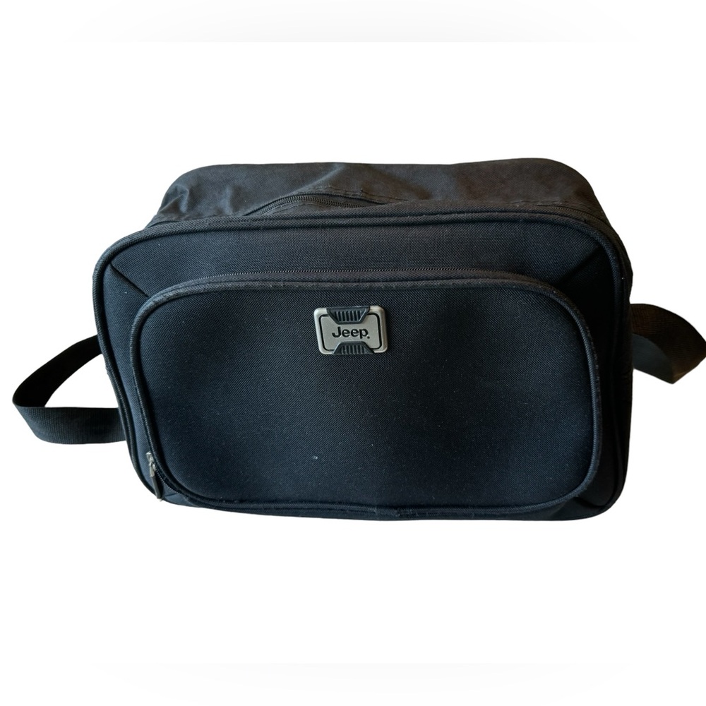 Small Jeep Wrangler Promo Navy Blue Overnighter Bag Duffel Shoulder Travel Bag